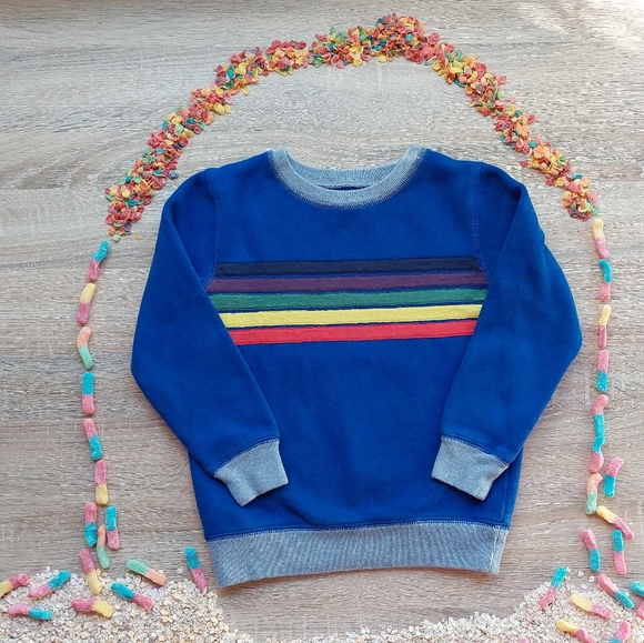 Mini Boden guc stripey sweatshirt 6-7 years - Picture 15 of 16